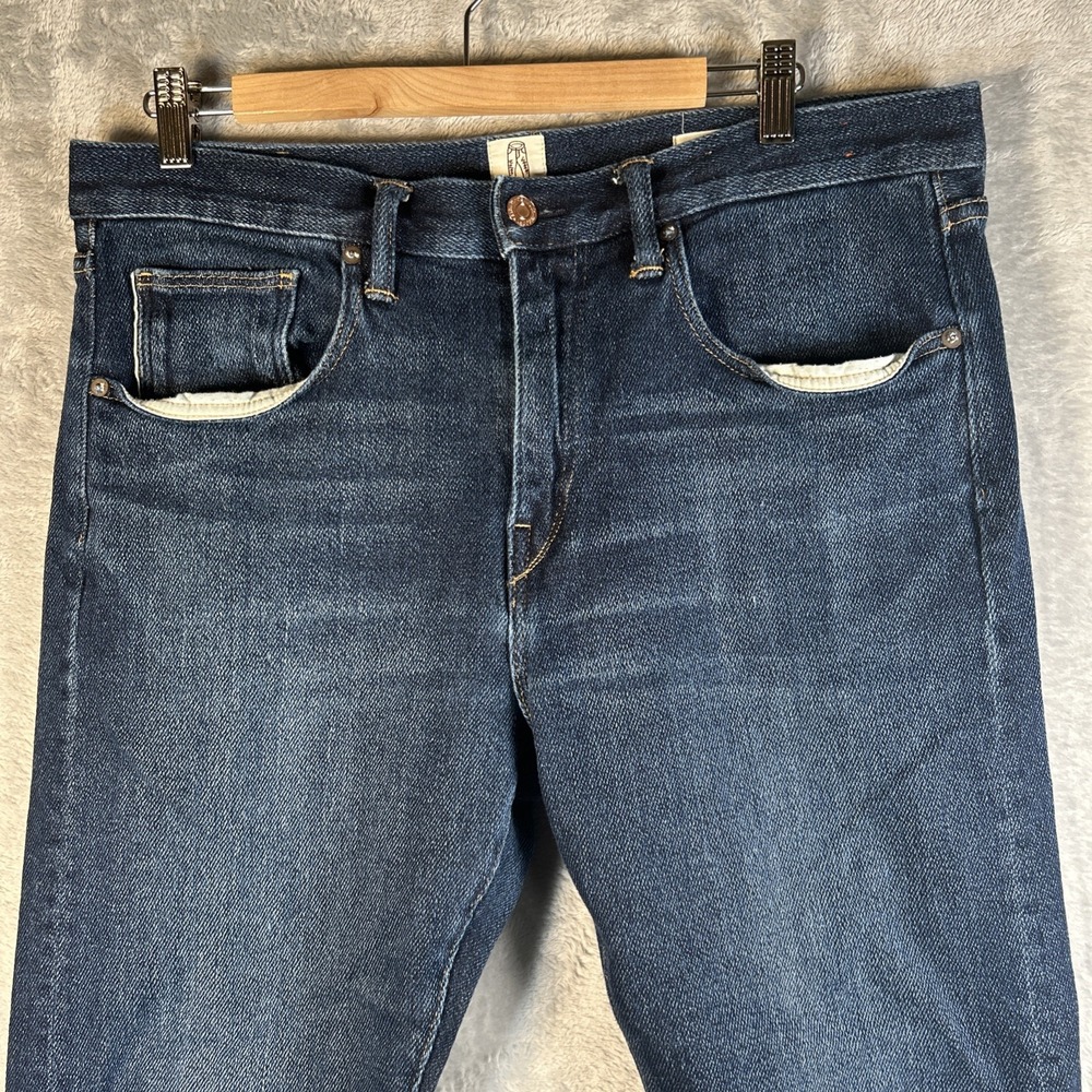 KTOA Men's Slim Straight Jeans - Blue - Picture 3 of 15